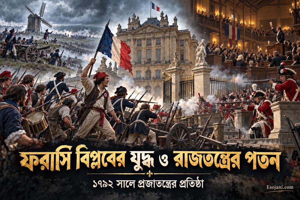 ফরাসি বিপ্লবের যুদ্ধ ও রাজতন্ত্রের পতন: ১৭৯২ সালে প্রজাতন্ত্রের প্রতিষ্ঠা