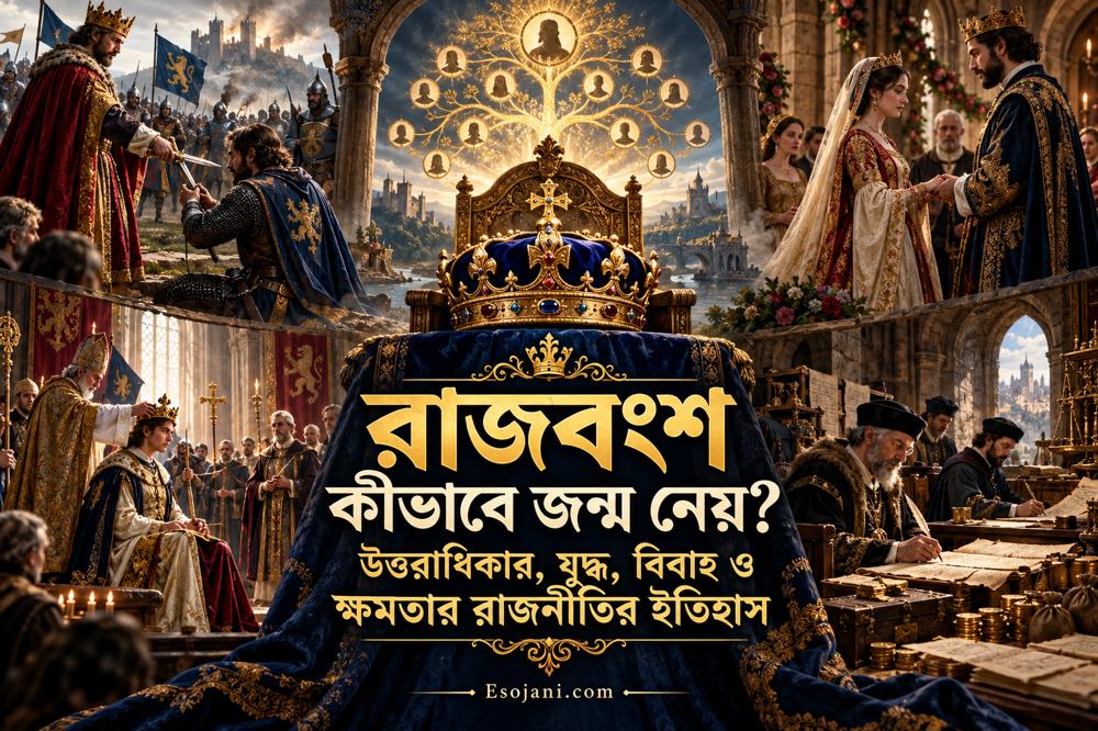 রাজবংশ কীভাবে জন্ম নেয়? উত্তরাধিকার, যুদ্ধ, বিবাহ ও ক্ষমতার ইতিহাস