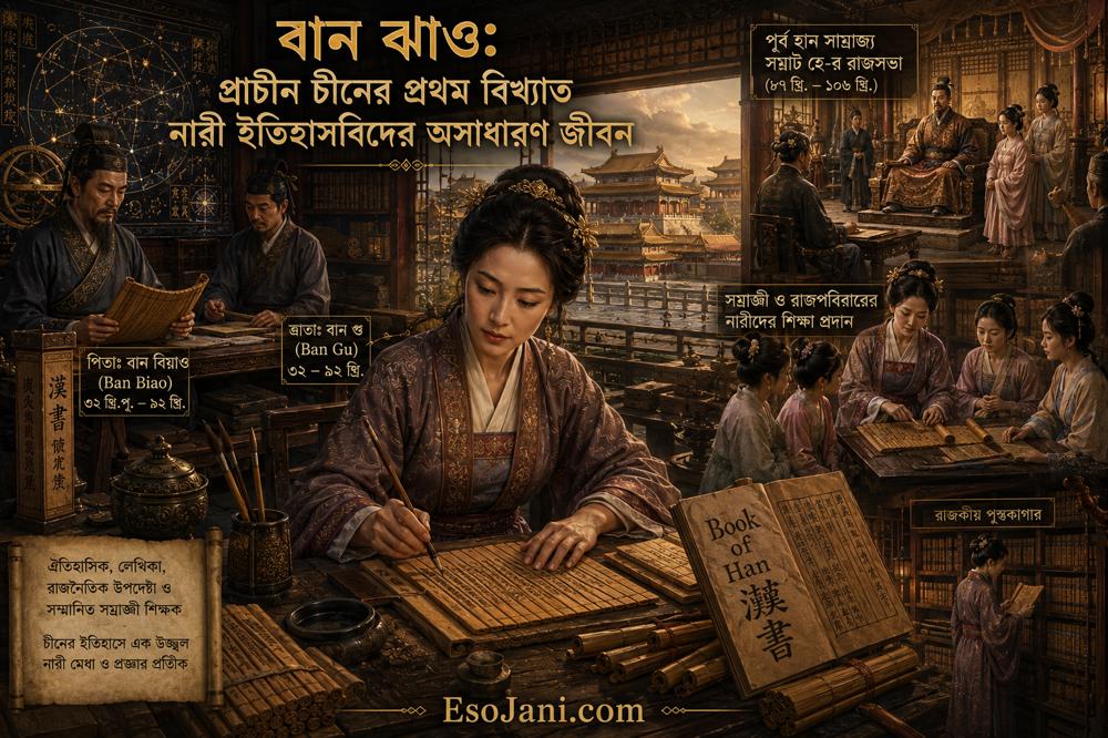 বান ঝাও: প্রাচীন চীনের প্রথম বিখ্যাত নারী ইতিহাসবিদের জীবন, জ্ঞানচর্চা ও অমর উত্তরাধিকার