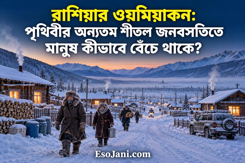 রাশিয়ার ওয়মিয়াকনে মানুষ কীভাবে বাঁচে? পৃথিবীর শীতলতম জনবসতিগুলোর একটির জীবন