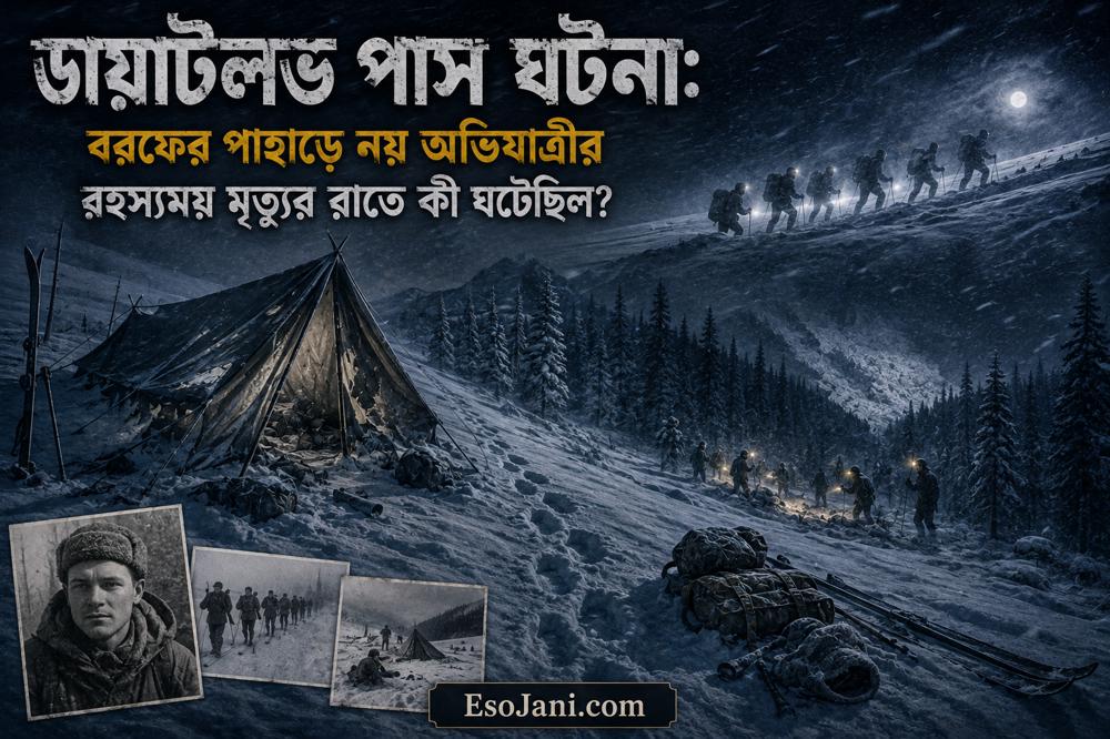 ডায়াটলভ পাস ঘটনা: বরফের পাহাড়ে নয় অভিযাত্রীর রহস্যময় মৃত্যুর রাতে কী ঘটেছিল?