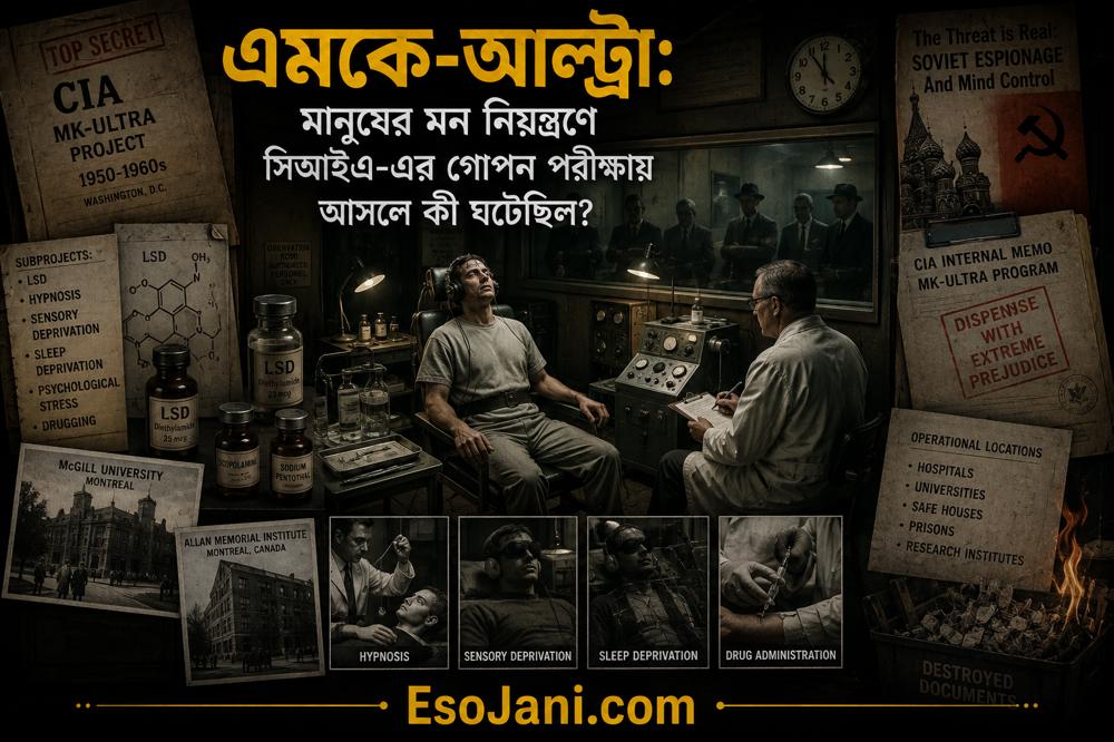 এমকে-আল্ট্রা: মানুষের মন নিয়ন্ত্রণে সিআইএ-এর গোপন পরীক্ষায় আসলে কী ঘটেছিল?