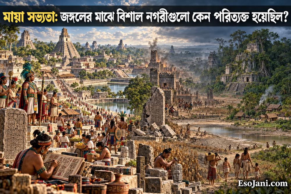 মায়া সভ্যতা: জঙ্গলের মাঝে বিশাল নগরীগুলো কেন পরিত্যক্ত হয়ে গিয়েছিল?