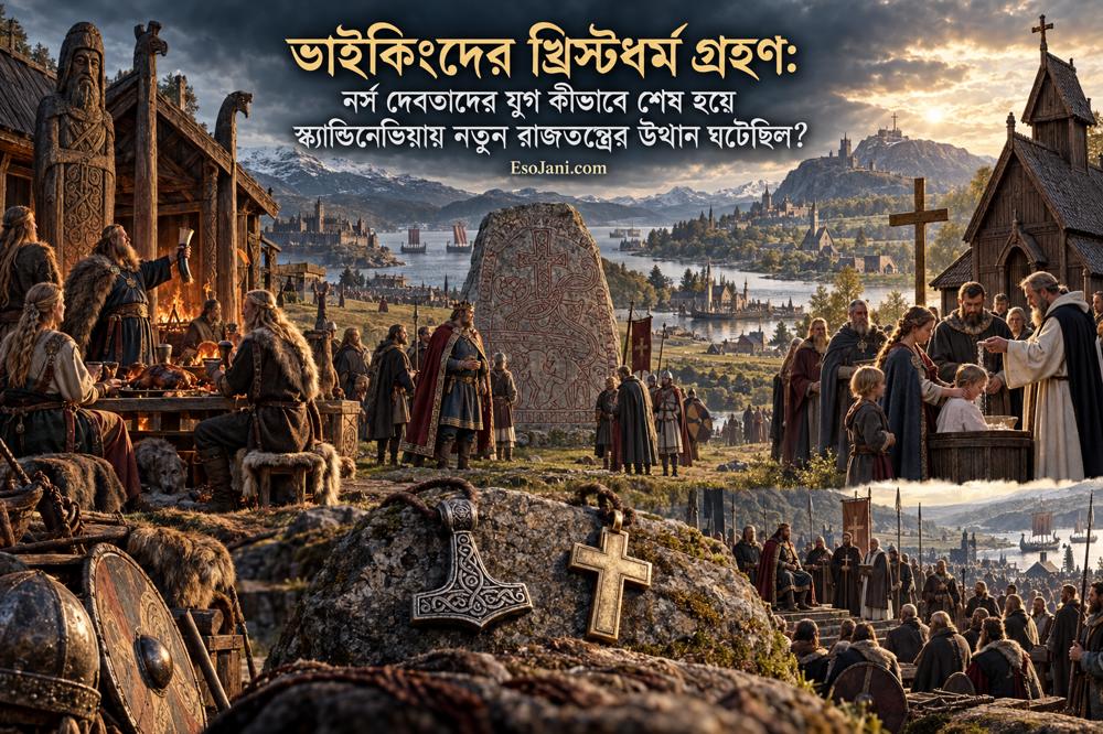 ভাইকিংদের খ্রিস্টধর্ম গ্রহণ: নর্স দেবতাদের যুগ কীভাবে শেষ হয়ে স্ক্যান্ডিনেভিয়ায় নতুন রাজতন্ত্রের উত্থান ঘটেছিল?