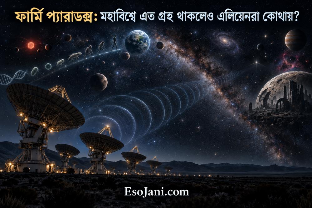 ফার্মি প্যারাডক্স: মহাবিশ্বে এত গ্রহ থাকলেও এলিয়েনরা কোথায়?