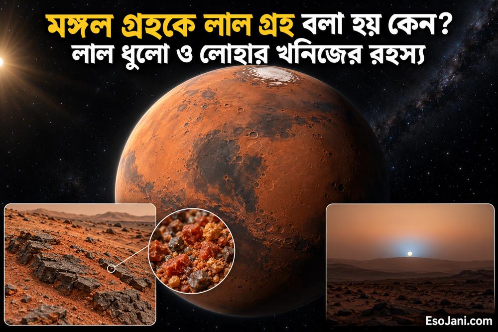 মঙ্গল গ্রহকে লাল গ্রহ বলা হয় কেন? লাল ধুলো ও লোহার খনিজের রহস্য