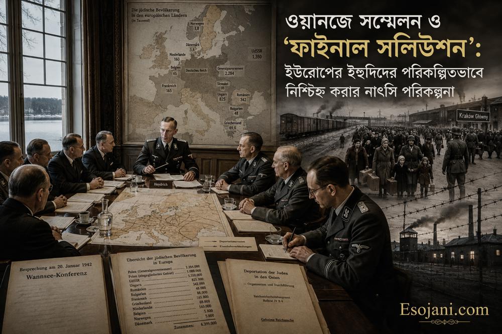 ওয়ানজে সম্মেলন ও ‘ফাইনাল সলিউশন’: ইউরোপের ইহুদিদের পরিকল্পিতভাবে নিশ্চিহ্ন করার নাৎসি পরিকল্পনার ইতিহাস