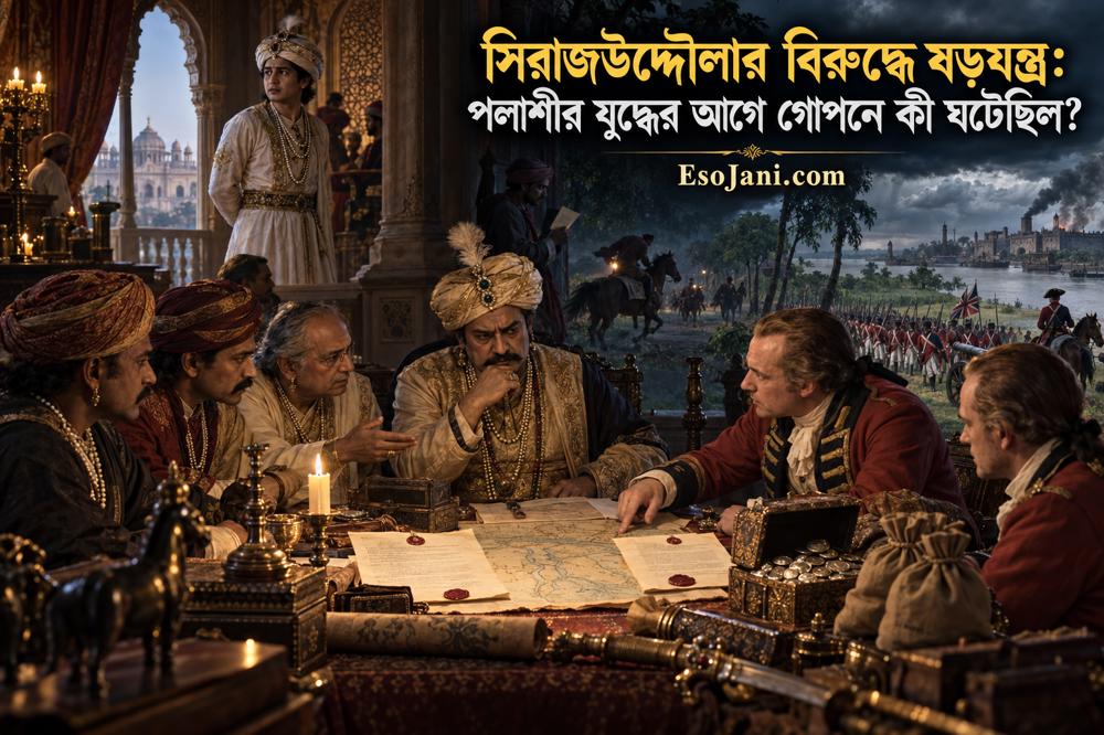 সিরাজউদ্দৌলার বিরুদ্ধে ষড়যন্ত্র: পলাশীর যুদ্ধের আগে গোপনে কী ঘটেছিল?