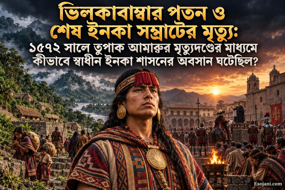 ভিলকাবাম্বার পতন ও তুপাক আমারুর মৃত্যু: ১৫৭২ সালে স্বাধীন ইনকা শাসনের অবসান