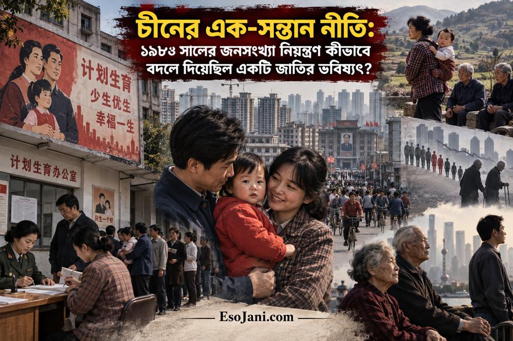 চীনের এক-সন্তান নীতি: ১৯৮০ সালের জনসংখ্যা নিয়ন্ত্রণ কীভাবে বদলে দিয়েছিল একটি জাতির ভবিষ্যৎ?