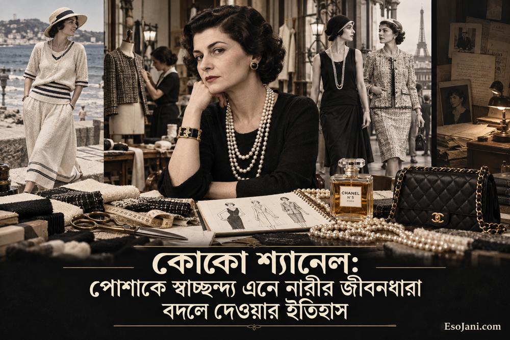 কোকো শ্যানেল: পোশাকে স্বাচ্ছন্দ্য এনে নারীর জীবনধারা বদলে দেওয়ার ইতিহাস
