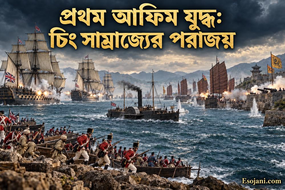 প্রথম আফিম যুদ্ধ: ব্রিটিশ নৌবাহিনীর কাছে চিং সাম্রাজ্য কেন পরাজিত হয়েছিল?