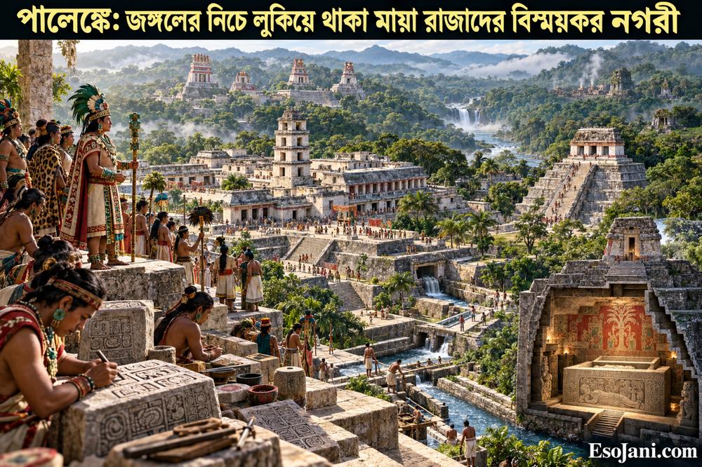 পালেঙ্কে: জঙ্গলের নিচে লুকিয়ে থাকা মায়া রাজাদের বিস্ময়কর প্রাচীন নগরী