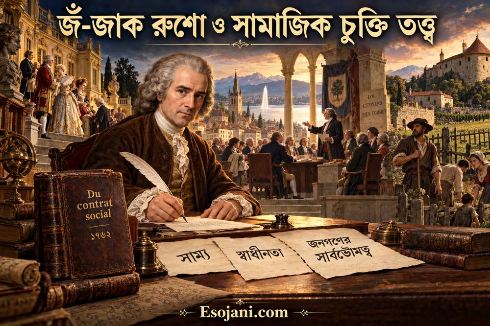 জঁ-জাক রুশোর সামাজিক চুক্তি: জনগণের সার্বভৌমত্ব, সাম্য ও স্বাধীনতা