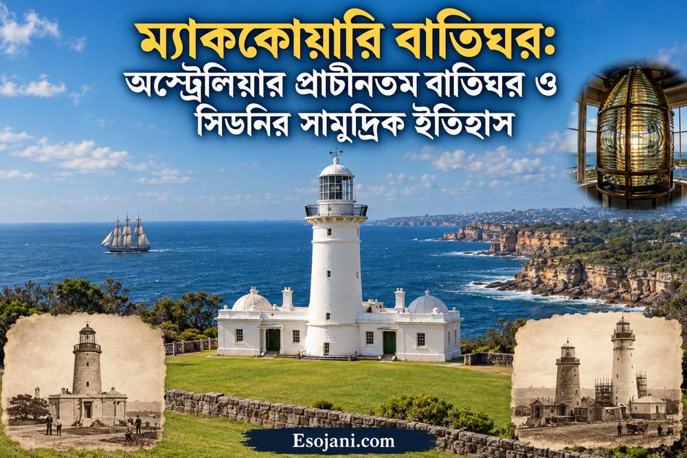 ম্যাককোয়ারি বাতিঘর: অস্ট্রেলিয়ার প্রাচীনতম বাতিঘর ও সিডনির সামুদ্রিক ইতিহাস