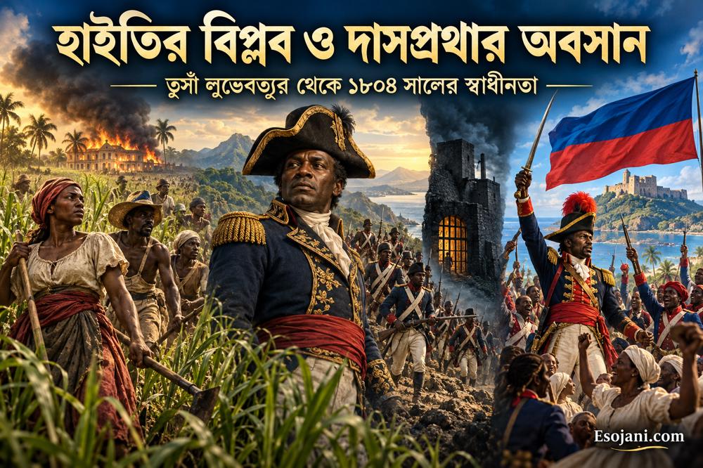 হাইতির বিপ্লব: তুসাঁ লুভেরত্যুর, দাসপ্রথার অবসান ও ১৮০৪ সালের স্বাধীনতা