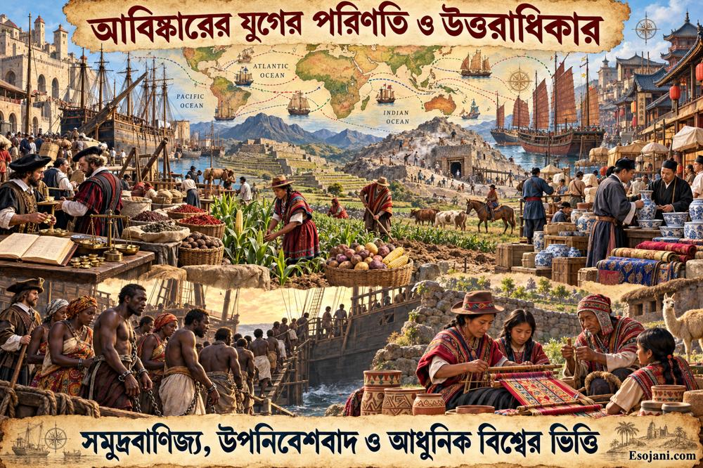 আবিষ্কারের যুগের উত্তরাধিকার: উপনিবেশবাদ ও আধুনিক বিশ্বের জন্ম