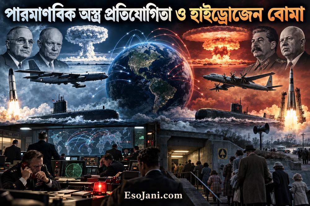 পারমাণবিক অস্ত্র প্রতিযোগিতা ও হাইড্রোজেন বোমা: ধ্বংসের মুখে স্নায়ুযুদ্ধের পৃথিবী