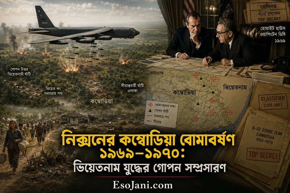 নিক্সনের কম্বোডিয়া বোমাবর্ষণ ১৯৬৯–১৯৭০: ভিয়েতনাম যুদ্ধের গোপন সম্প্রসারণ
