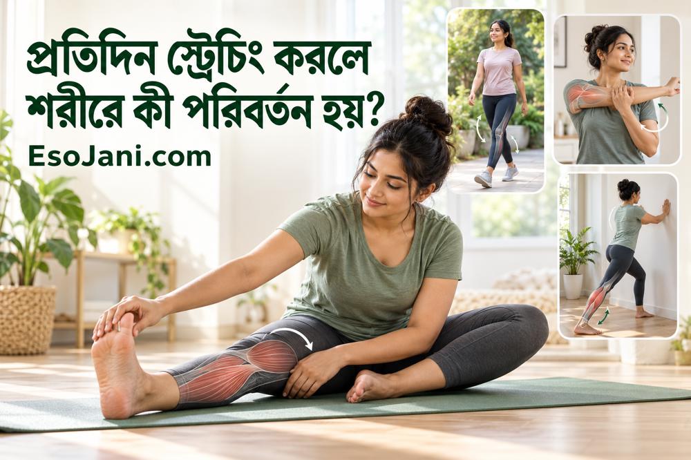 প্রতিদিন স্ট্রেচিং করলে শরীরে কী পরিবর্তন হয়? উপকারিতা ও সঠিক পদ্ধতি