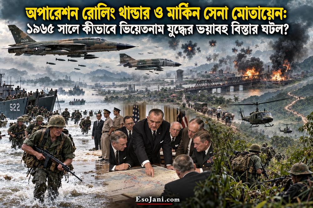 অপারেশন রোলিং থান্ডার ও মার্কিন সেনা মোতায়েন: ১৯৬৫ সালে ভিয়েতনাম যুদ্ধের বিস্তার
