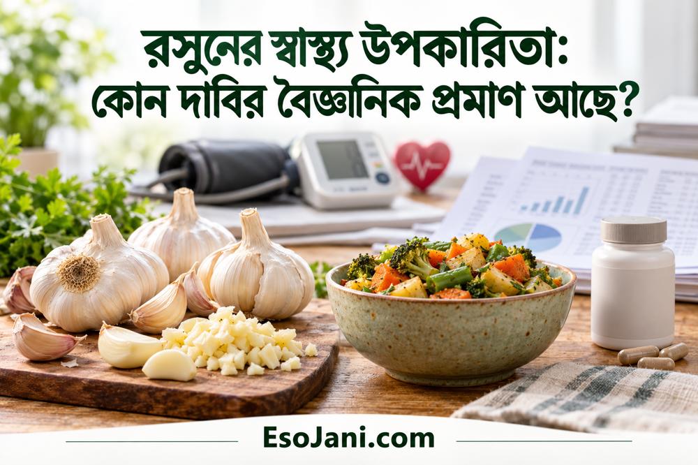 রসুনের স্বাস্থ্য উপকারিতা: কোন দাবির বৈজ্ঞানিক প্রমাণ আছে?