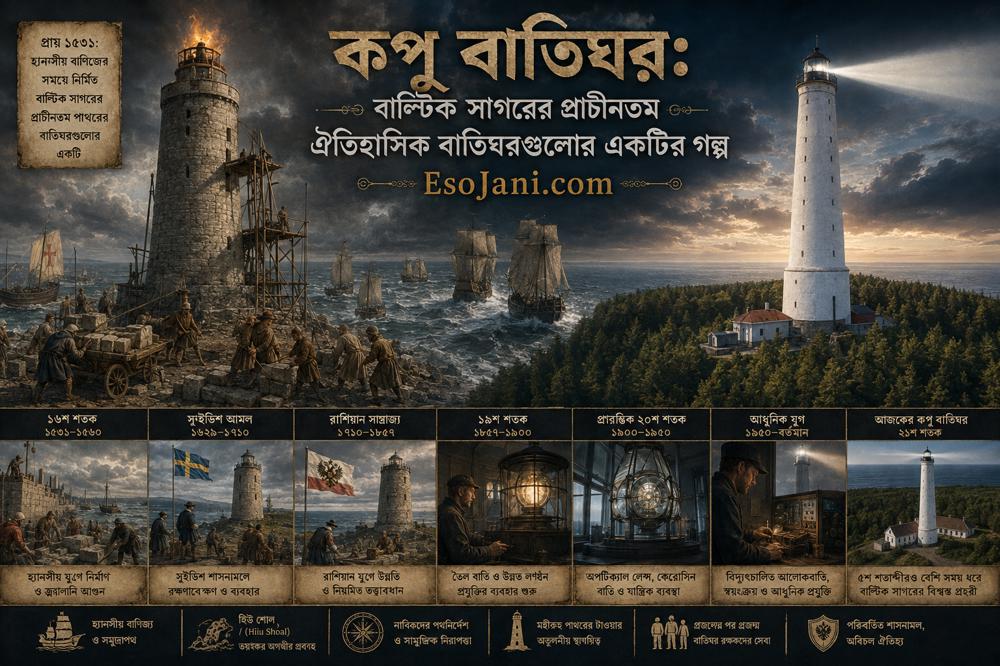 কপু বাতিঘর: বাল্টিক সাগরের প্রাচীনতম ঐতিহাসিক বাতিঘরগুলোর একটির গল্প