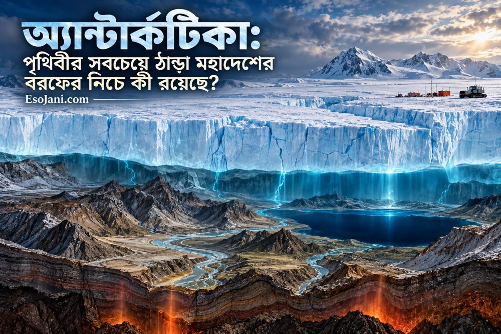 অ্যান্টার্কটিকা: পৃথিবীর সবচেয়ে ঠান্ডা মহাদেশের বরফের নিচে কী রয়েছে?