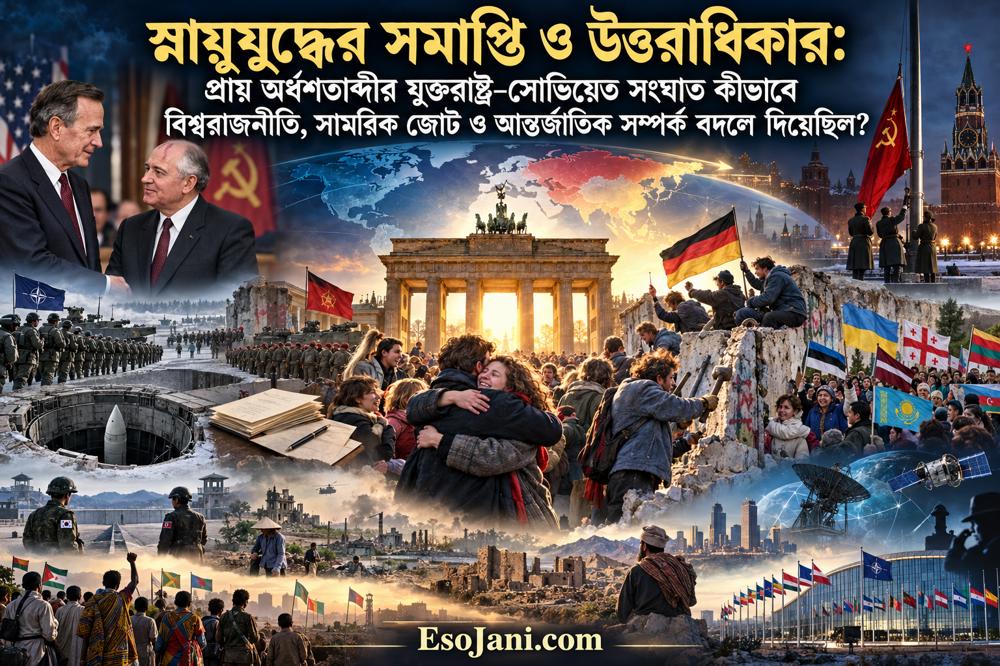 স্নায়ুযুদ্ধের সমাপ্তি ও উত্তরাধিকার: বিশ্বরাজনীতি ও আন্তর্জাতিক সম্পর্ক কীভাবে বদলে গিয়েছিল?