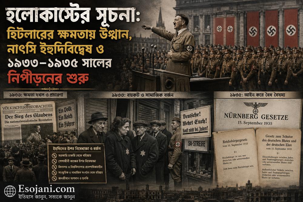 হলোকাস্টের সূচনা: হিটলারের উত্থান, নাৎসি ইহুদিবিদ্বেষ ও ১৯৩৩–১৯৩৫ সালের নিপীড়ন