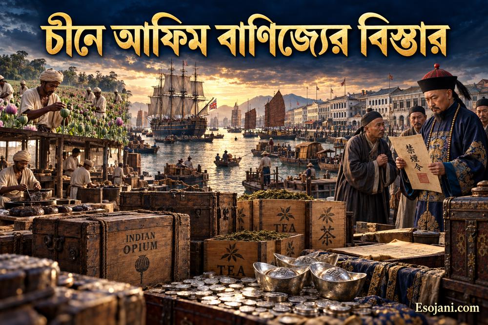 চীনে আফিম বাণিজ্যের বিস্তার: ইস্ট ইন্ডিয়া কোম্পানি ও সংঘাতের পটভূমি