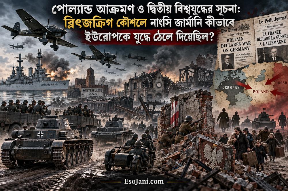 পোল্যান্ড আক্রমণ ও দ্বিতীয় বিশ্বযুদ্ধের সূচনা: ব্লিৎজক্রিগের ইতিহাস