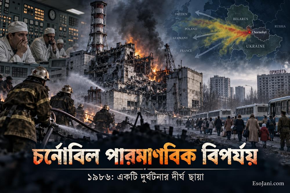 চর্নোবিল পারমাণবিক বিপর্যয়: ১৯৮৬ সালে কীভাবে ঘটেছিল ভয়াবহ দুর্ঘটনা?