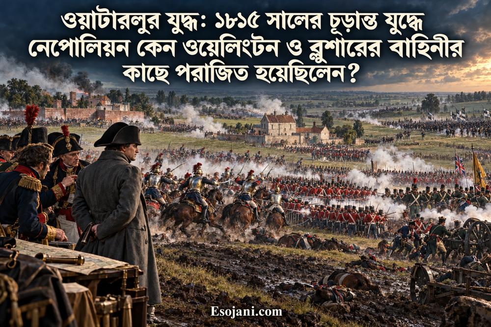ওয়াটারলুর যুদ্ধ: ওয়েলিংটন ও ব্লুশারের কাছে নেপোলিয়ন কেন পরাজিত হন?
