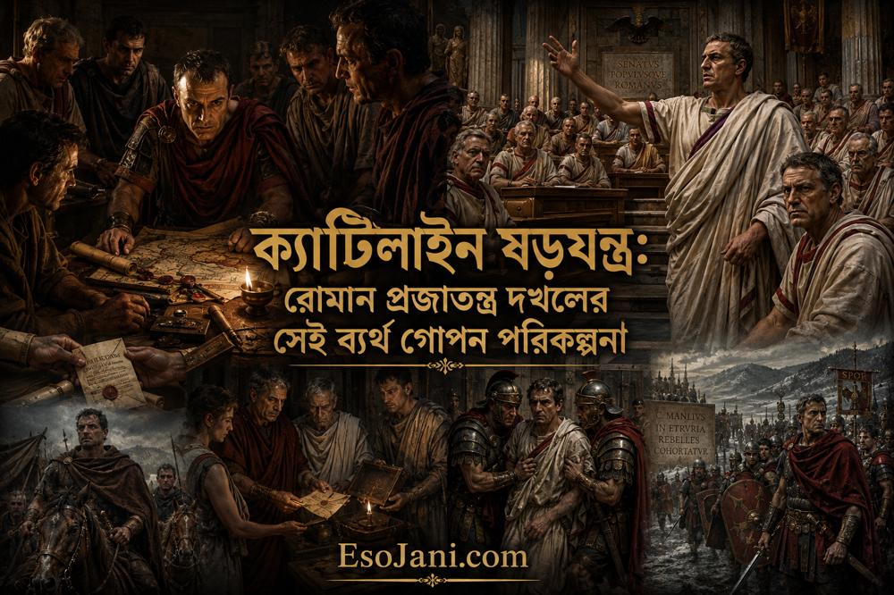 ক্যাটিলাইন ষড়যন্ত্র: রোমান প্রজাতন্ত্র দখলের ব্যর্থ গোপন পরিকল্পনার ইতিহাস