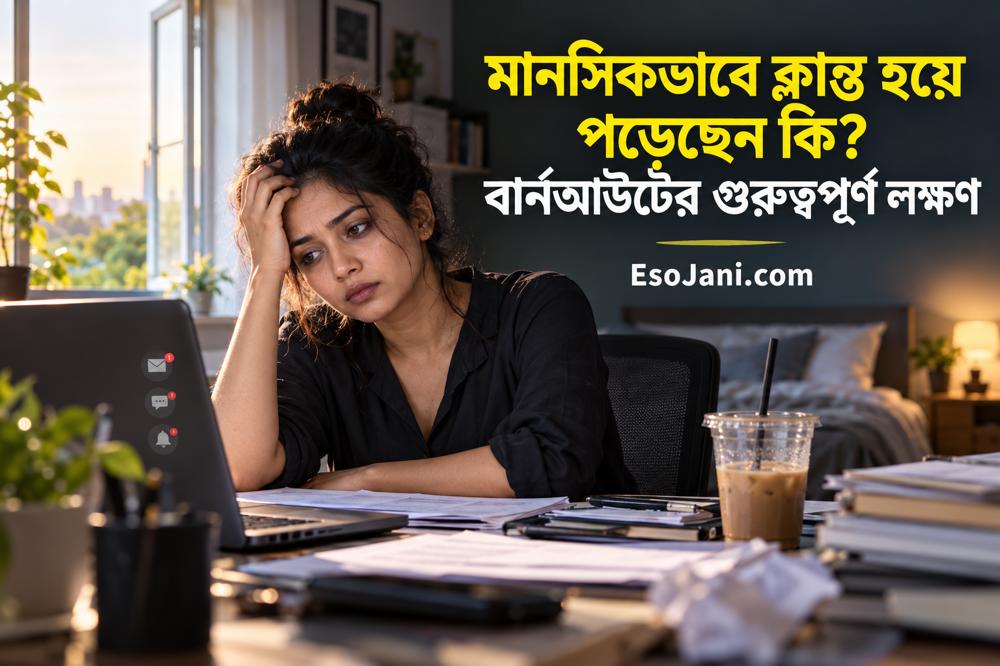 মানসিকভাবে ক্লান্ত হয়ে পড়েছেন কি? বার্নআউটের গুরুত্বপূর্ণ লক্ষণ ও করণীয়