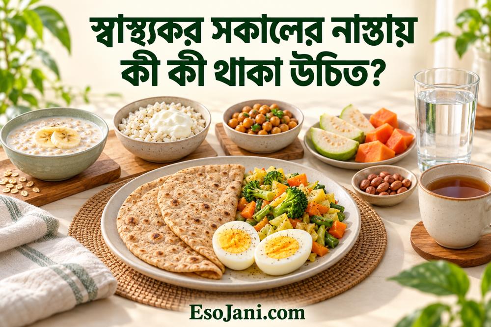 স্বাস্থ্যকর সকালের নাস্তায় কী কী থাকা উচিত? সহজ খাবারে পুষ্টির ভারসাম্য