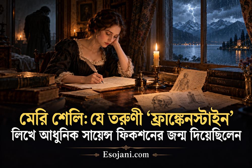 মেরি শেলি: ‘ফ্রাঙ্কেনস্টাইন’ লিখে বিজ্ঞান কল্পকাহিনির ইতিহাস বদলে দেওয়া তরুণী
