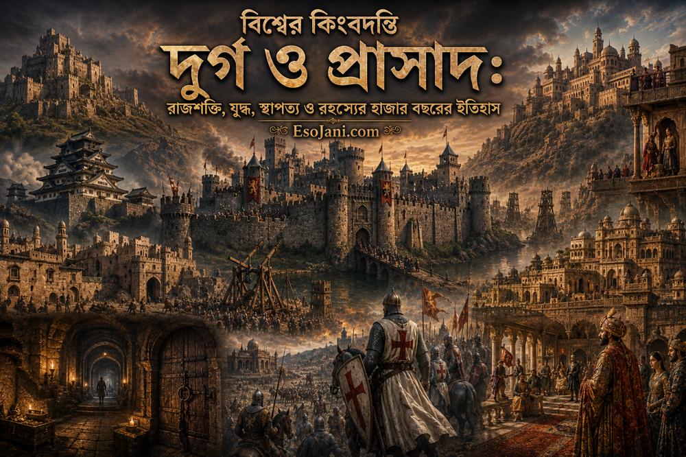 বিশ্বের কিংবদন্তি দুর্গ ও প্রাসাদ: রাজশক্তি, যুদ্ধ, স্থাপত্য ও রহস্যের ইতিহাস