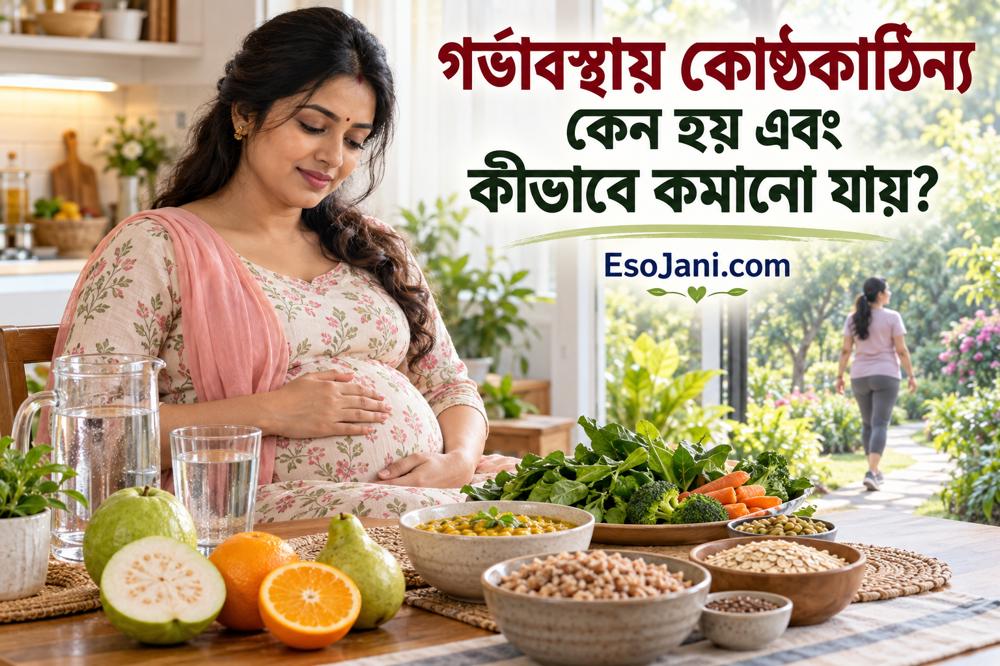 গর্ভাবস্থায় কোষ্ঠকাঠিন্য কেন হয়? কারণ, প্রতিকার ও নিরাপদভাবে কমানোর উপায়