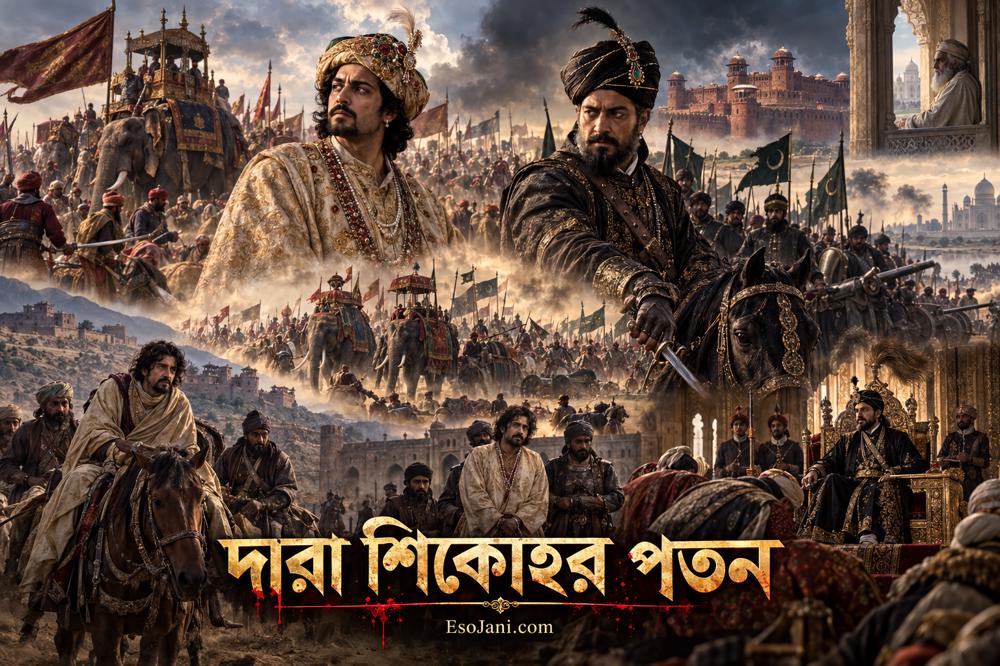 দারা শিকোহর পতন: আওরঙ্গজেব কীভাবে ভাইকে পরাজিত করে মুঘল সিংহাসন দখল করেছিলেন?