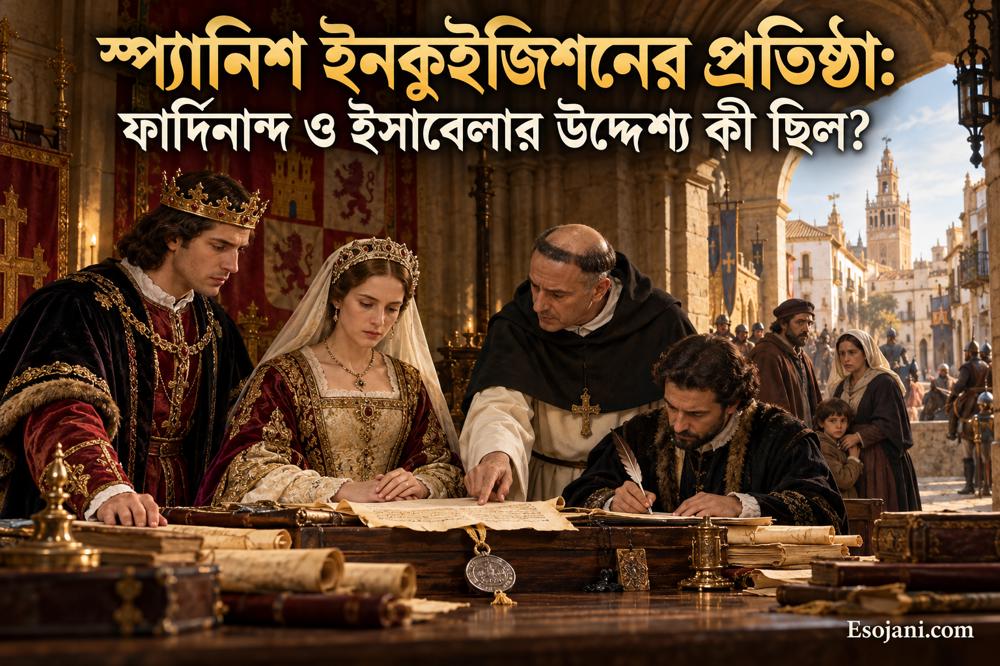 স্প্যানিশ ইনকুইজিশনের প্রতিষ্ঠা: ফার্দিনান্দ ও ইসাবেলার উদ্দেশ্য কী ছিল?