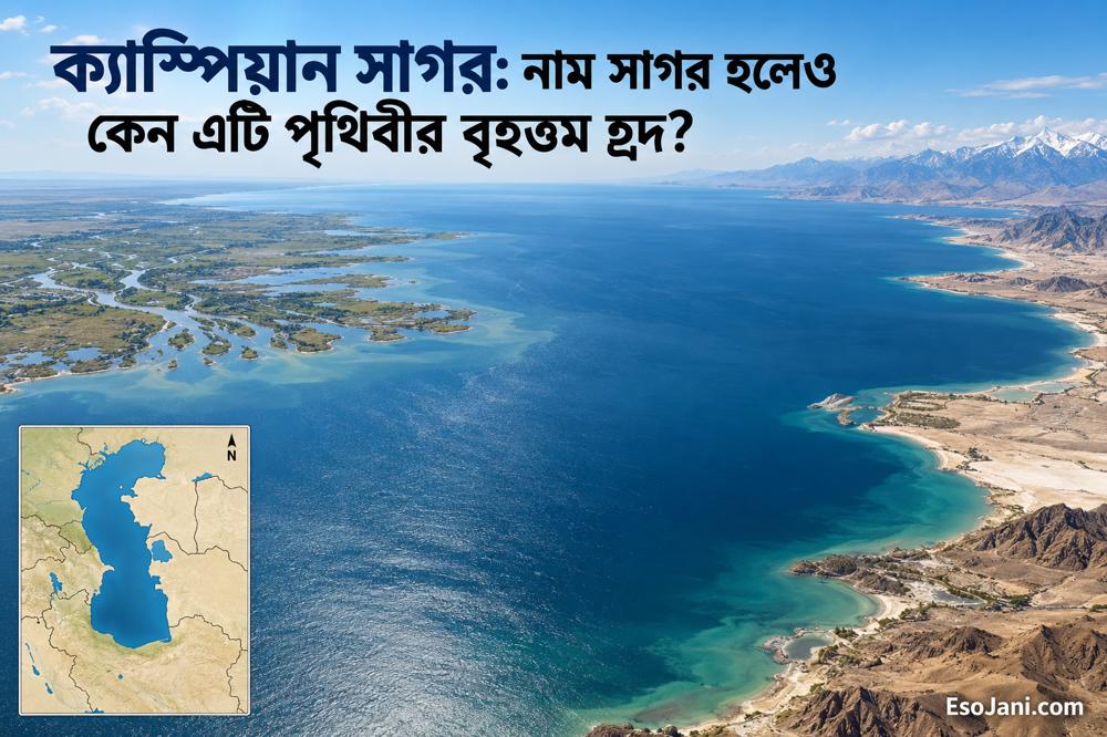 ক্যাস্পিয়ান সাগর: নাম সাগর হলেও কেন এটি পৃথিবীর বৃহত্তম হ্রদ?