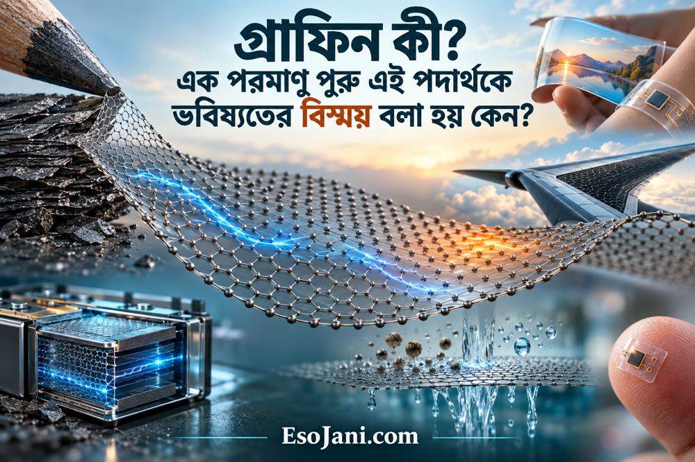 গ্রাফিন কী? এক পরমাণু পুরু এই পদার্থকে ভবিষ্যতের বিস্ময় বলা হয় কেন?