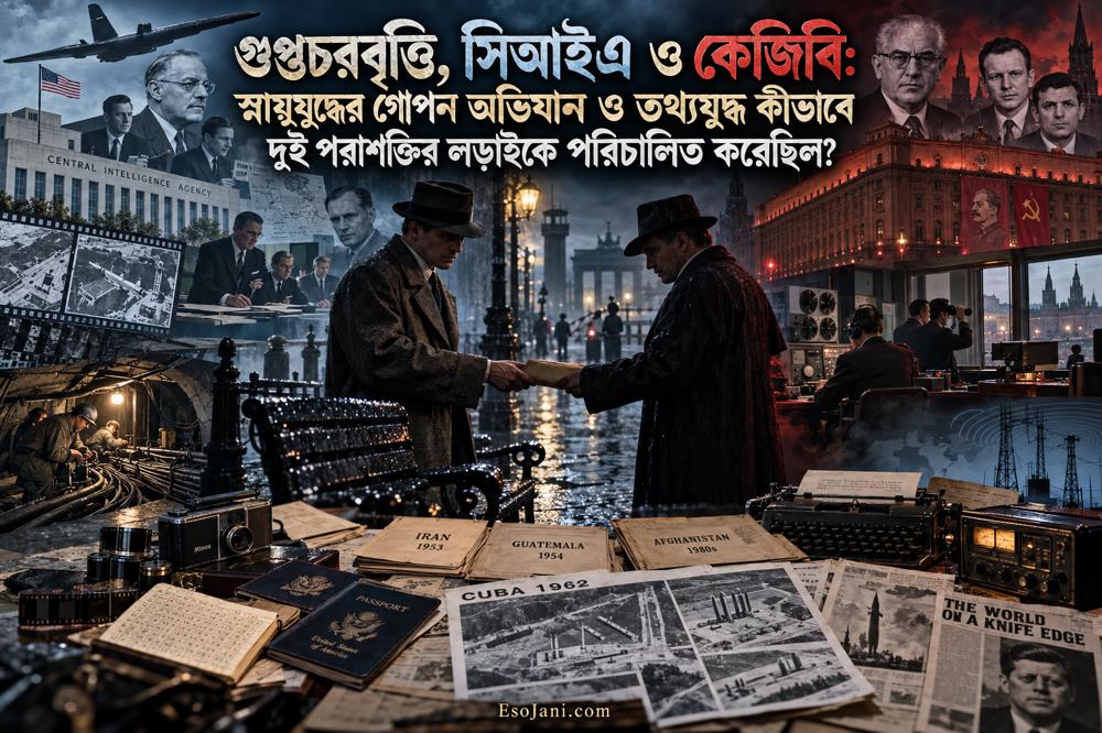 সিআইএ ও কেজিবি: স্নায়ুযুদ্ধের গুপ্তচরবৃত্তি, গোপন অভিযান ও তথ্যযুদ্ধ