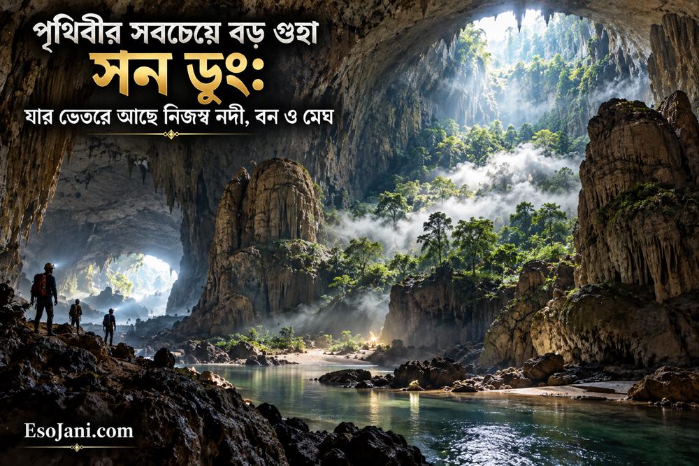 পৃথিবীর সবচেয়ে বড় গুহা সন ডুং: যার ভেতরে আছে নিজস্ব নদী, বন ও মেঘ