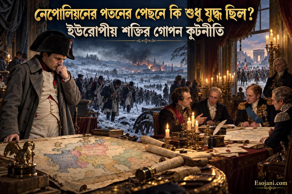 নেপোলিয়নের পতনের পেছনে কি শুধু যুদ্ধ ছিল? ইউরোপীয় শক্তির গোপন কূটনীতি