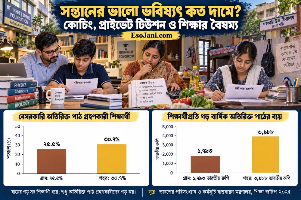 সন্তানের ভালো ভবিষ্যৎ কত দামে? কোচিং, গৃহশিক্ষা ও শিক্ষার বৈষম্য