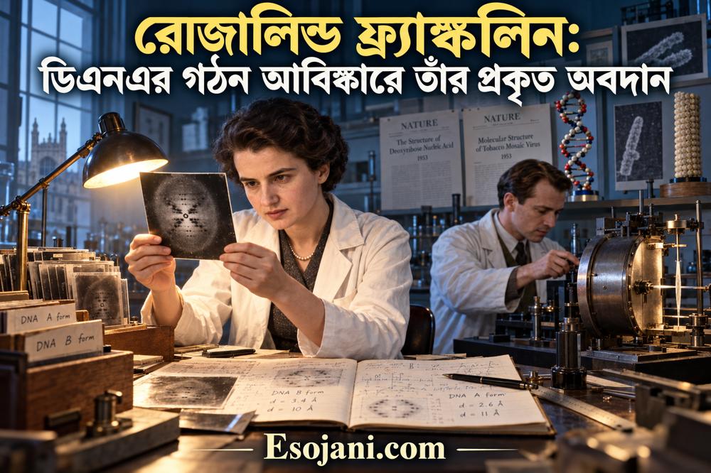 রোজালিন্ড ফ্র্যাঙ্কলিন: ডিএনএর গঠন আবিষ্কারে তাঁর প্রকৃত অবদান