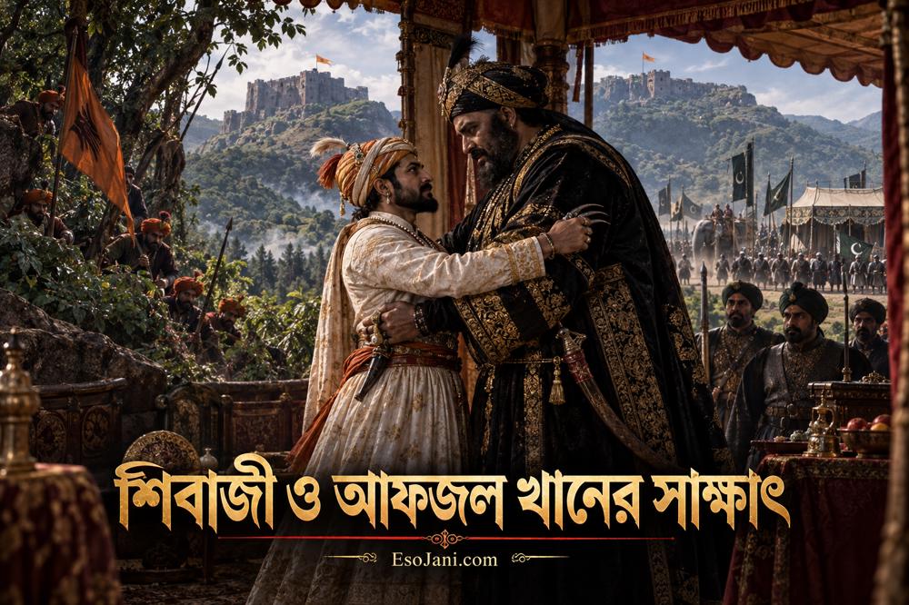 শিবাজী ও আফজল খানের সাক্ষাৎ: শান্তি আলোচনা নাকি পূর্বপরিকল্পিত হত্যার ফাঁদ?